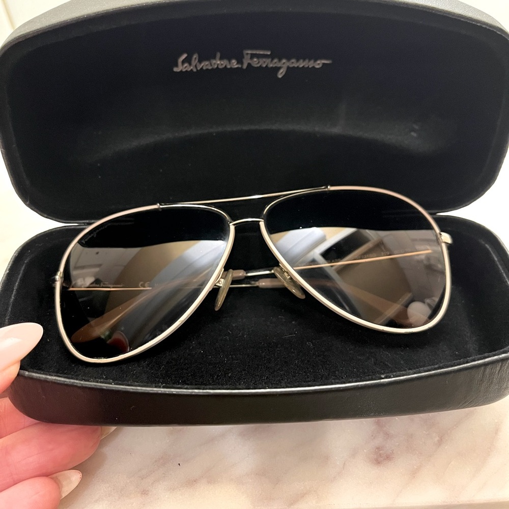 Women’s Ferragamo aviator sunglasses